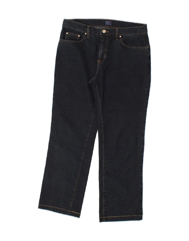 TRUSSARDI Mens Straight Jeans W30 L27 Navy Blue