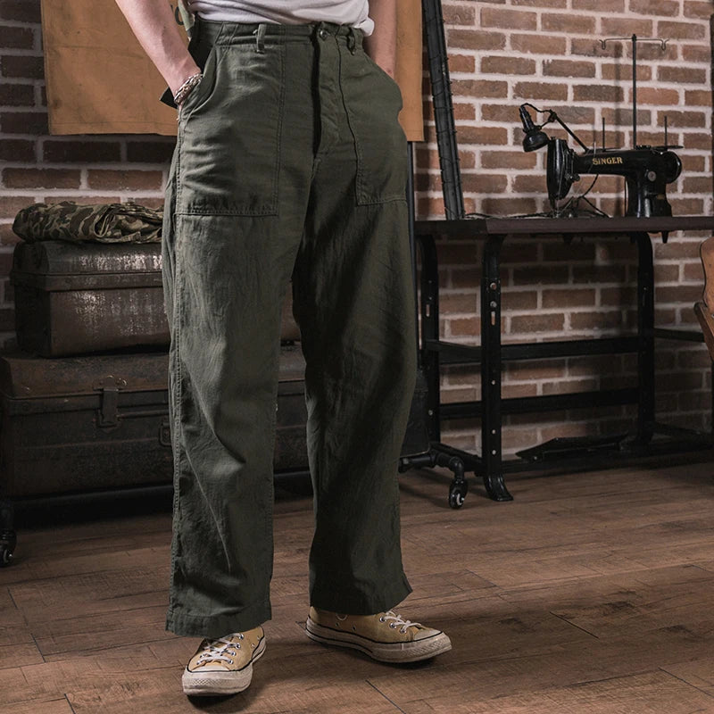 OG-107 Fatigue Utility Pants Military Baker Trousers - Army Green