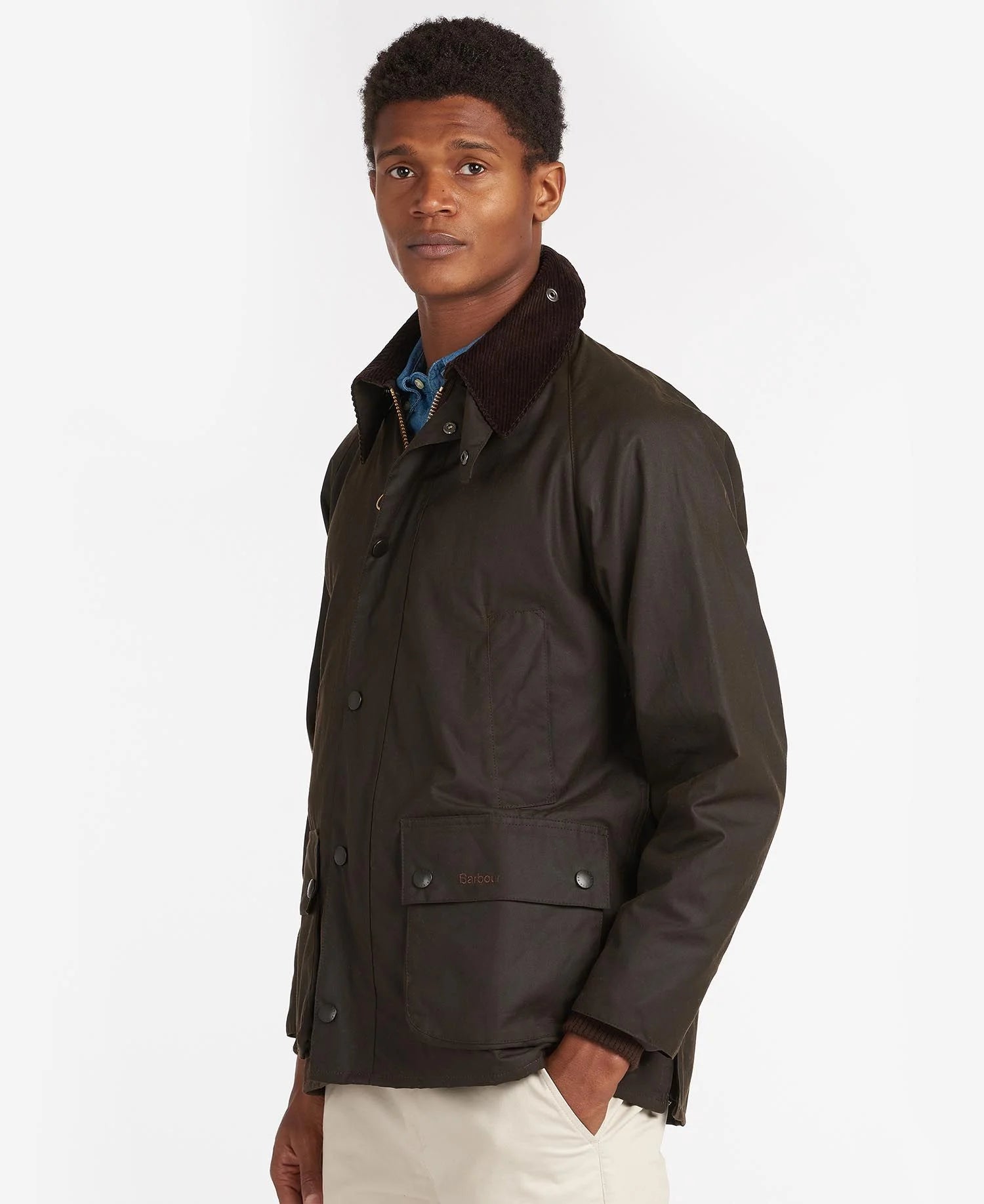 Classic Bedale Wax Jacket (Olive)