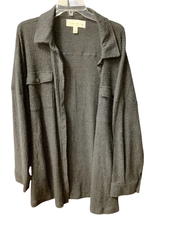 Top Long Sleeve By French Laundry In Grey, Size: 3x