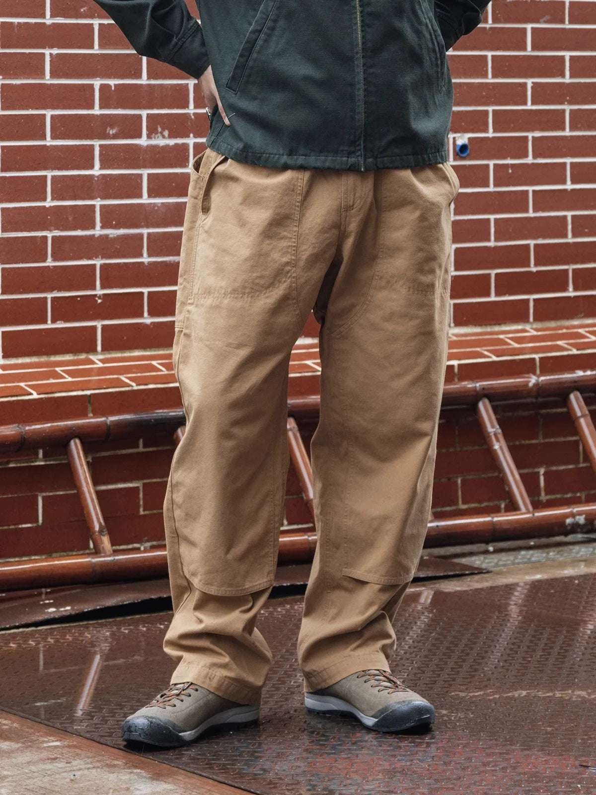 Double Knee Canvas Climbing Pants - Men's Cargo Hiking Pants