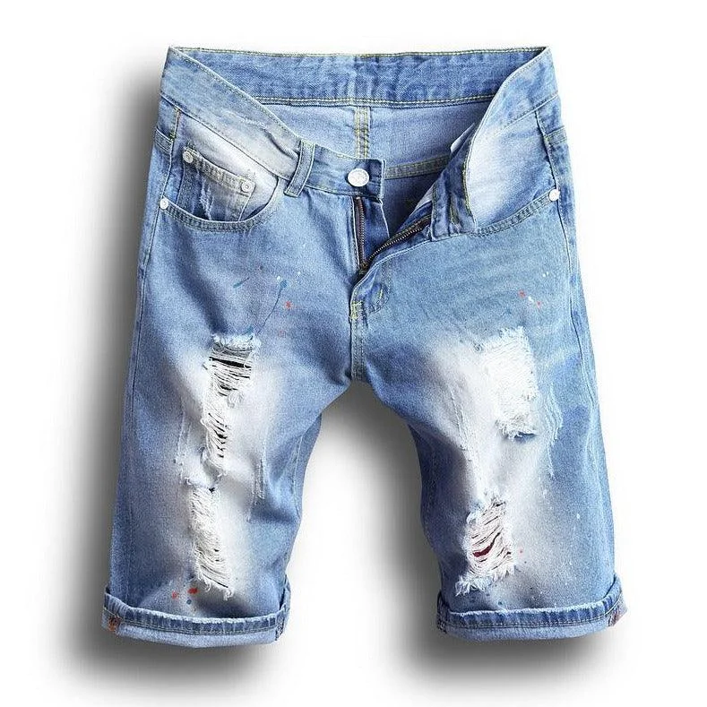 Maxime  Ripped Jeans Shorts