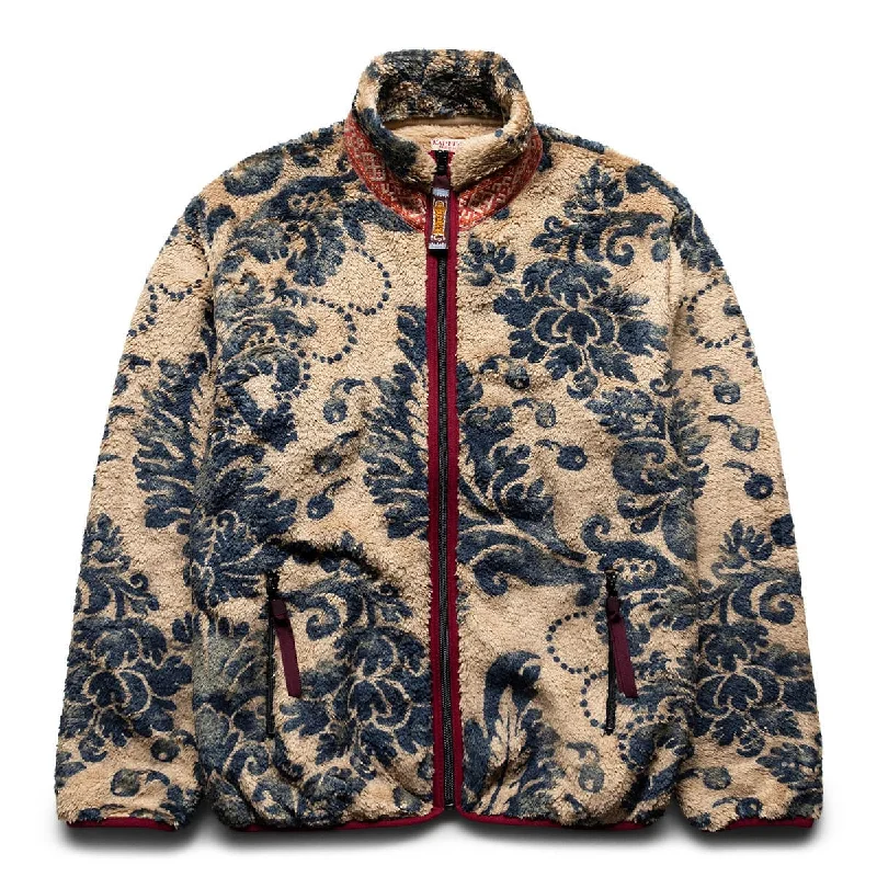 DAMASK FLEECE ZIP BLOUSON