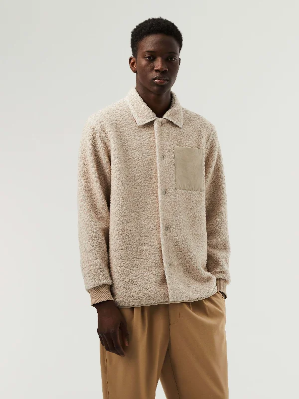 Teddy Sweat Overshirt SURFE V1.Y7.02 Brown / Beige