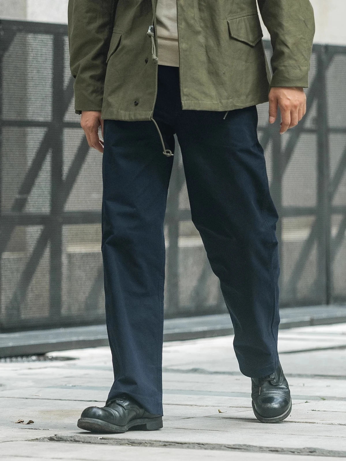 USMC Officer Chino Pants - Straight-Leg Military Trousers