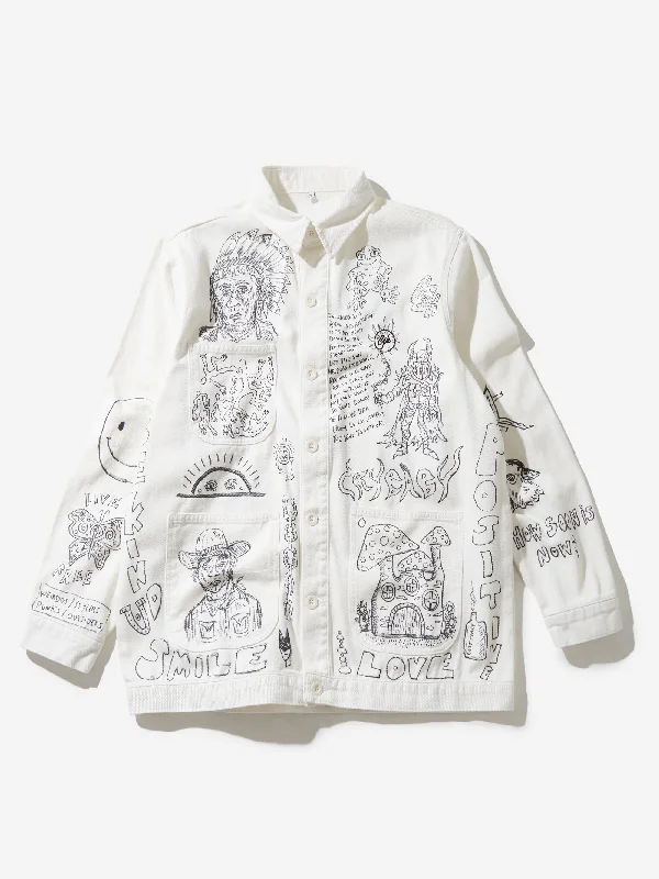 Goodhood x Rebel Yuth Hand Customised Store Worker Jacket - X-Large No 1