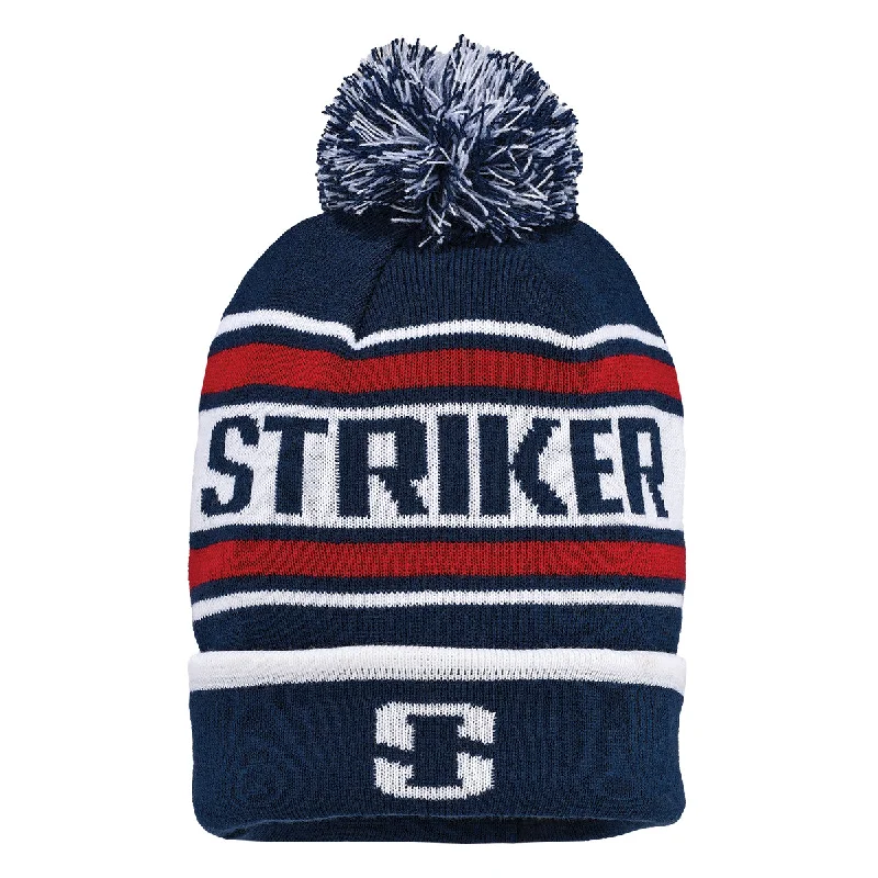 Retro Pom Hat - Navy