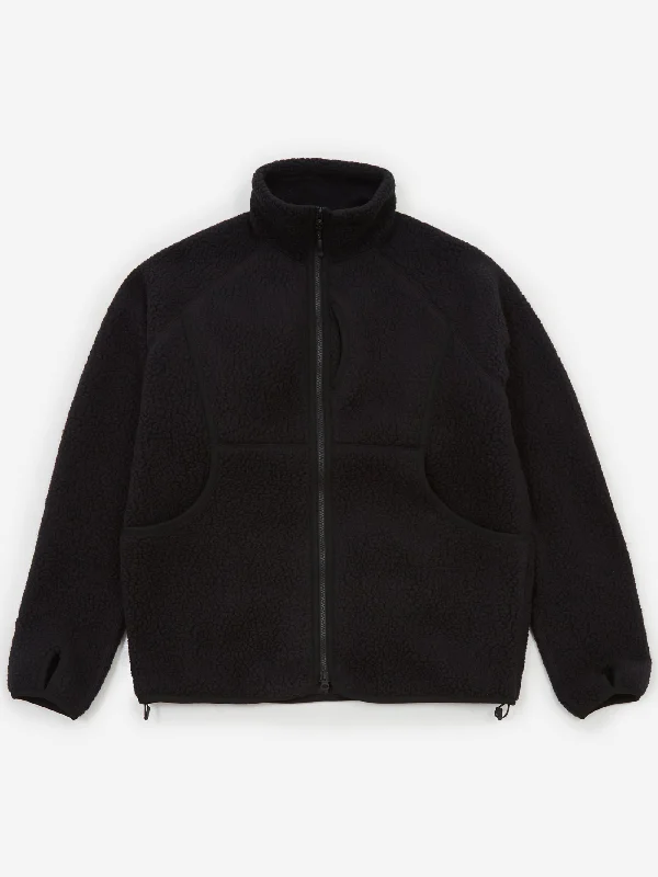 Snow Peak Thermal Boa Fleece Jacket - Black