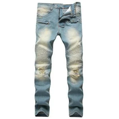 Maxime special zipper, jeans, broken holes,