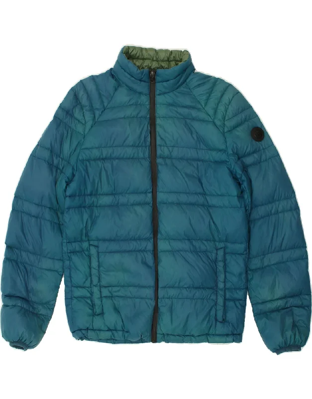 MICHAEL KORS Mens Padded Jacket UK 36 Small Blue