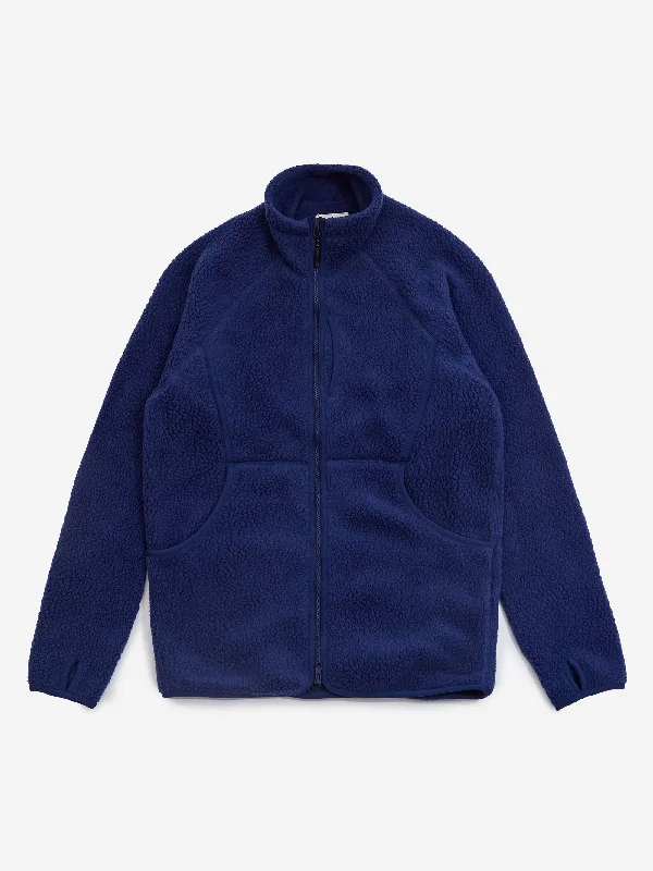 Snow Peak Thermal Boa Fleece Jacket - Blue