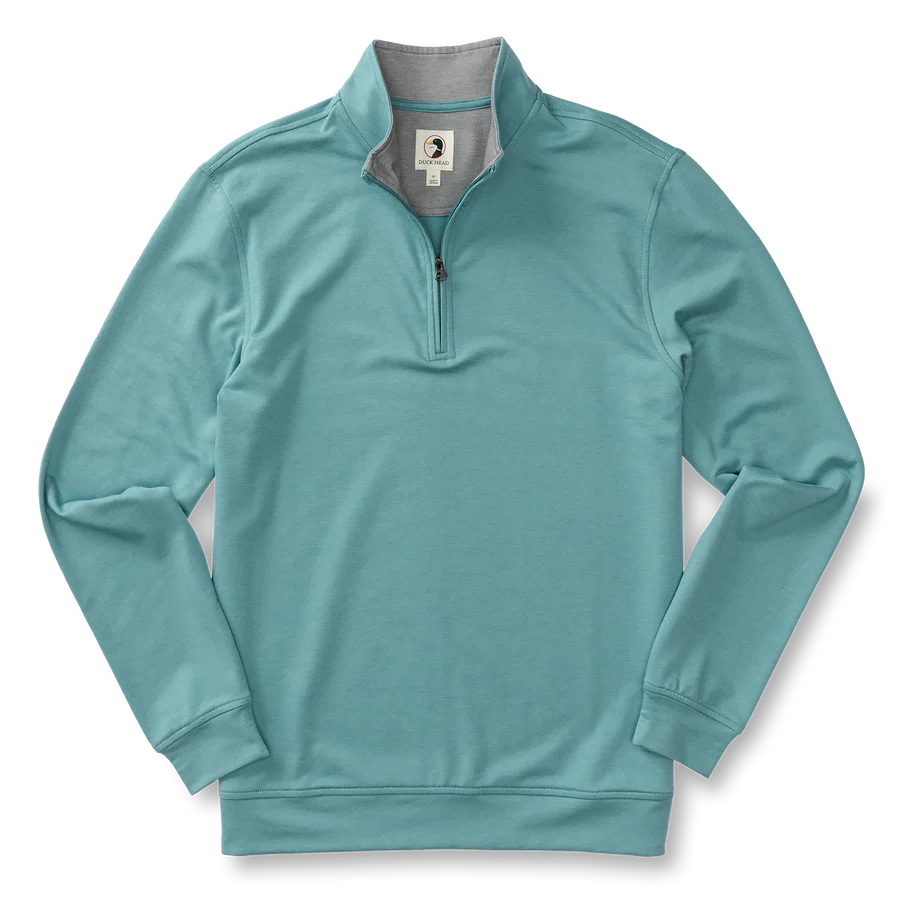 Dunmore 1/4 Zip Pullover (Flint Blue)