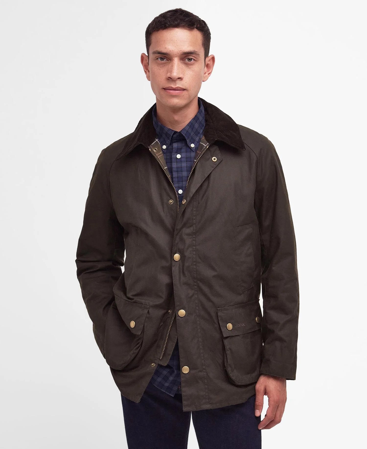 Ashby Wax Jacket (Olive)