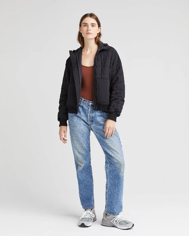 Women's Quilted Modal Bomber Jacket