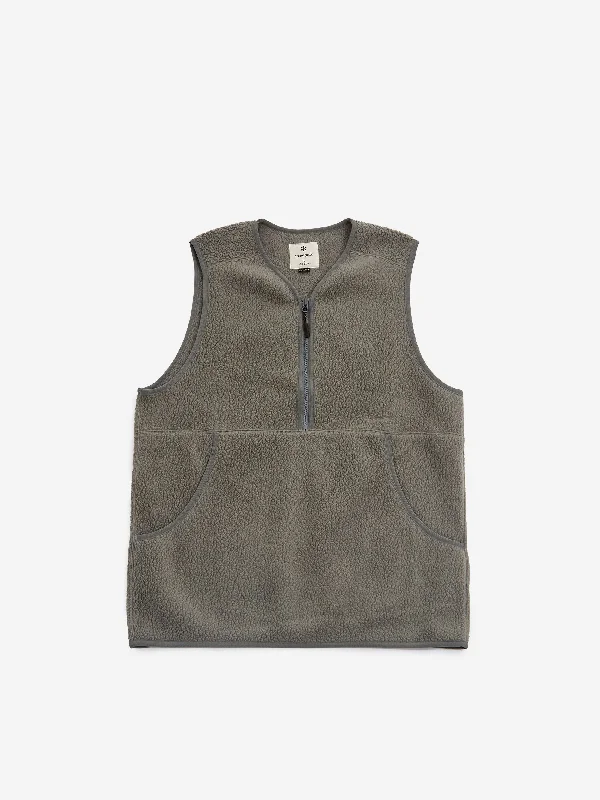 Snow Peak Thermal Boa Fleece Vest - Grey