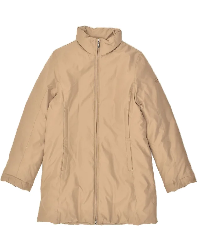 SERGIO TACCHINI Mens Padded Jacket UK 36 Small Beige Polyester