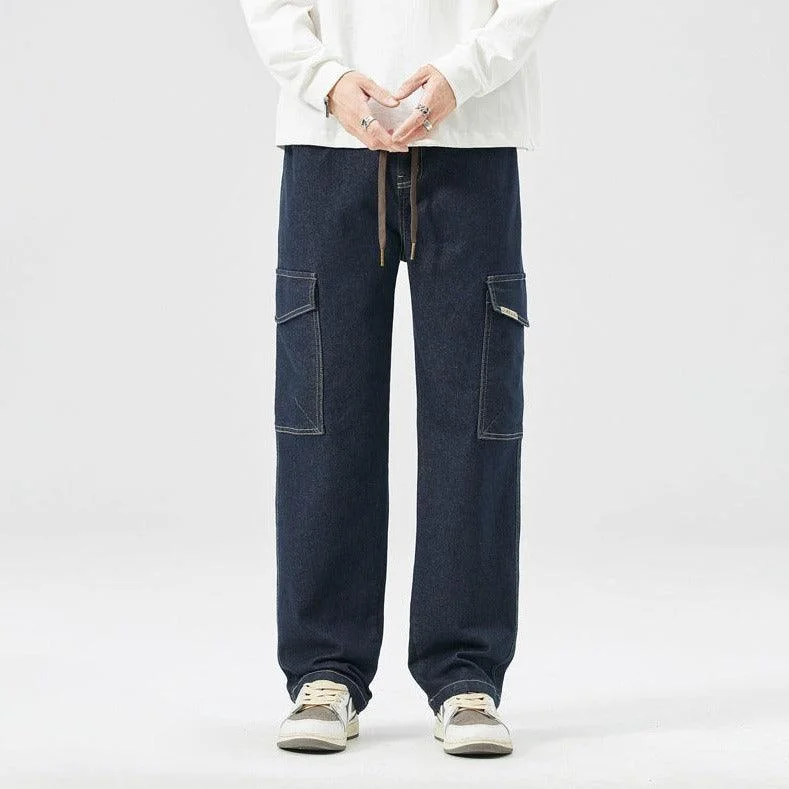 Men's Style Loose Straight All-matching Trousers