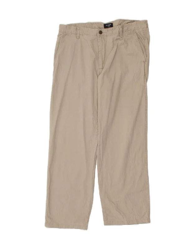 DOCKERS Mens Straight Chino Trousers W38 L32 Beige