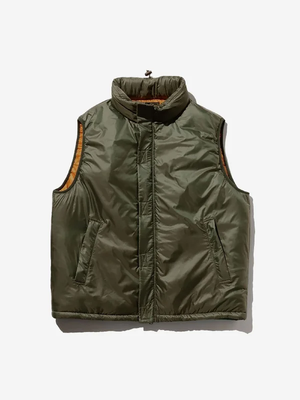 Beams Plus MIL Puff Vest. Ver.2 Ripstop - Olive