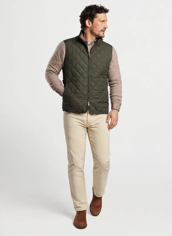 Essex Vest (Dark Olive)