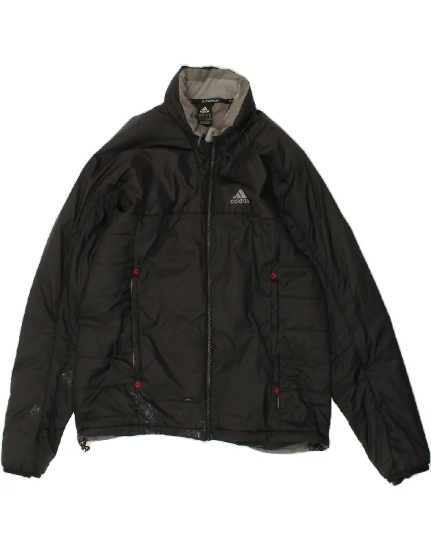 ADIDAS Mens Clima Proof Padded Jacket UK 48/50 XL Black Polyester