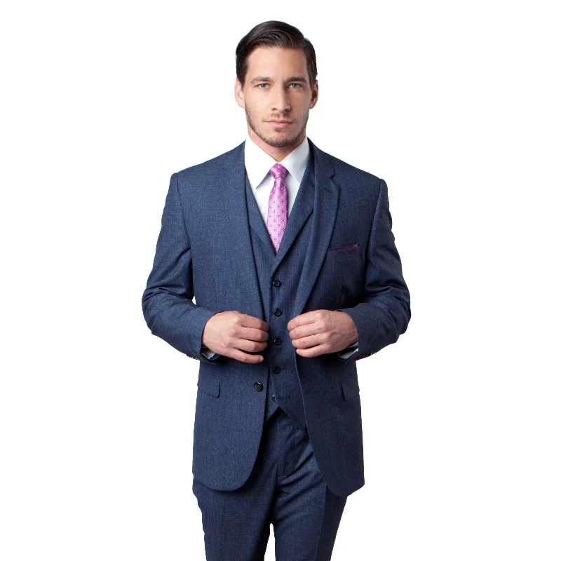 Mens's Suit Set 3 Piece Notch Lapel Collar and Vest Men's Casual Suit