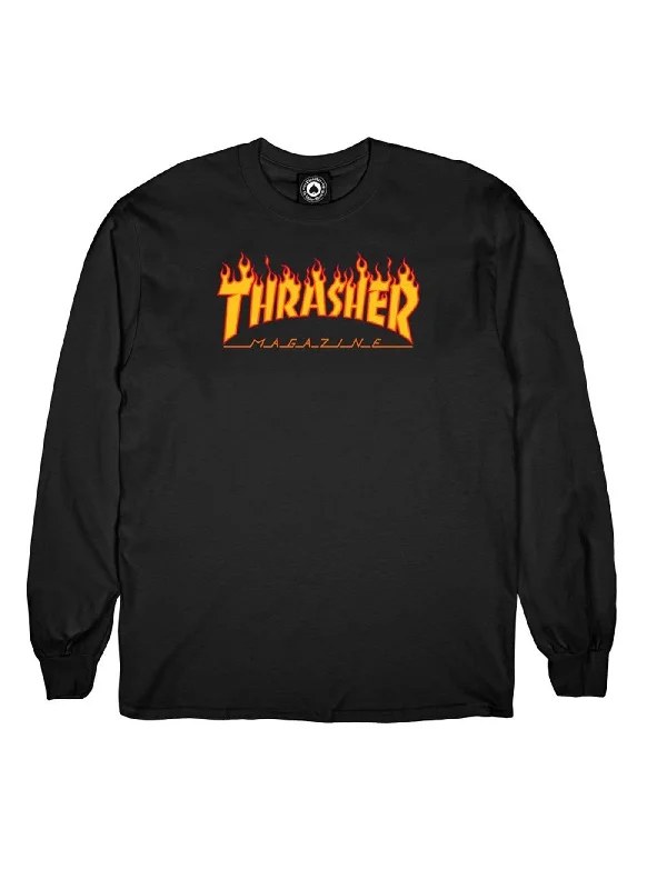 Flame Logo Long Sleeve T-Shirt