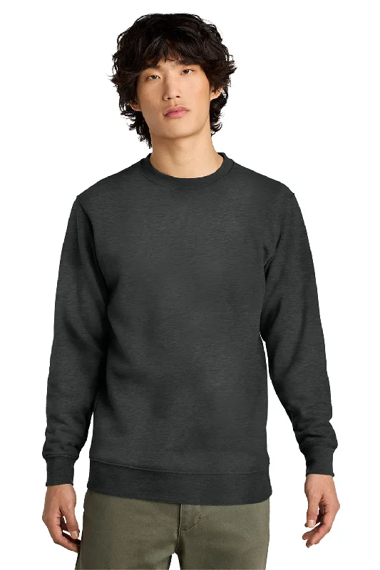 District Mens Very Important Fleece Crewneck Sweatshirt - Heather Charcoal Grey