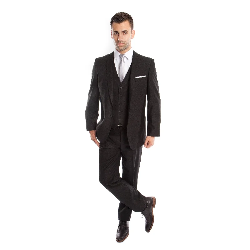 Men's Suit Set 3 Piece Suit Notch Lapel Suit Set