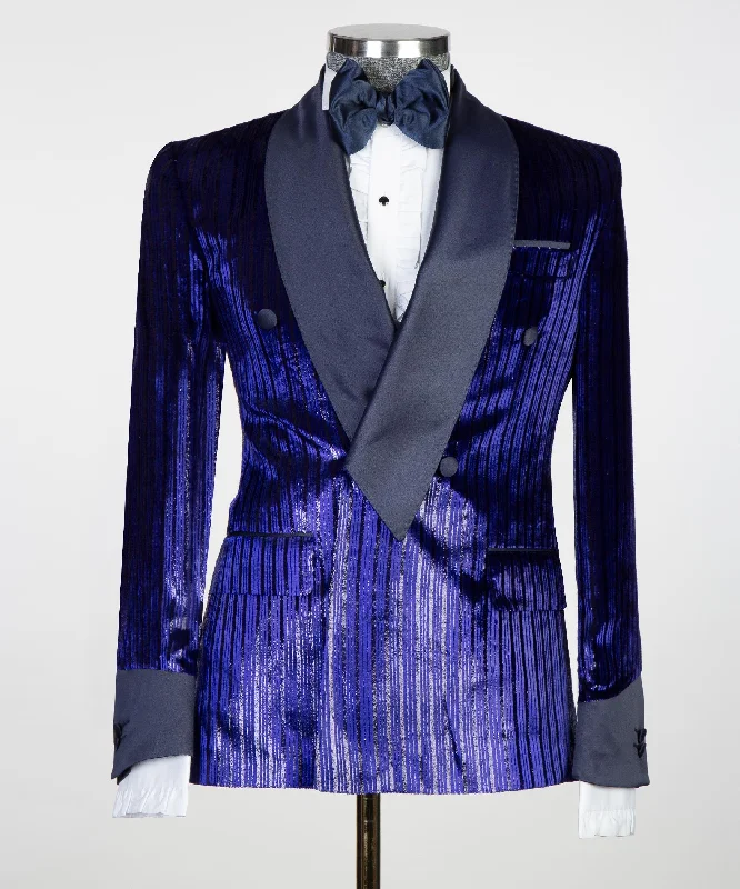 Men's Shining Blue Tuxedo