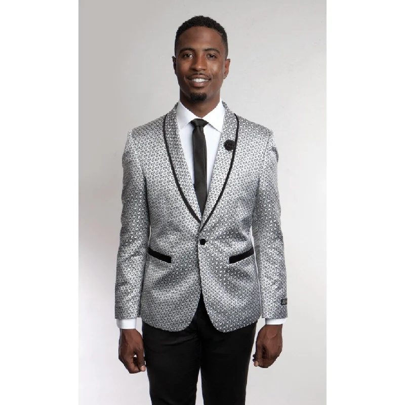 Tazio Men's Grey Blazer