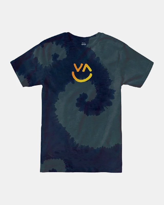 VA Smile Tie-Dye Tee - Navy Tie Dye