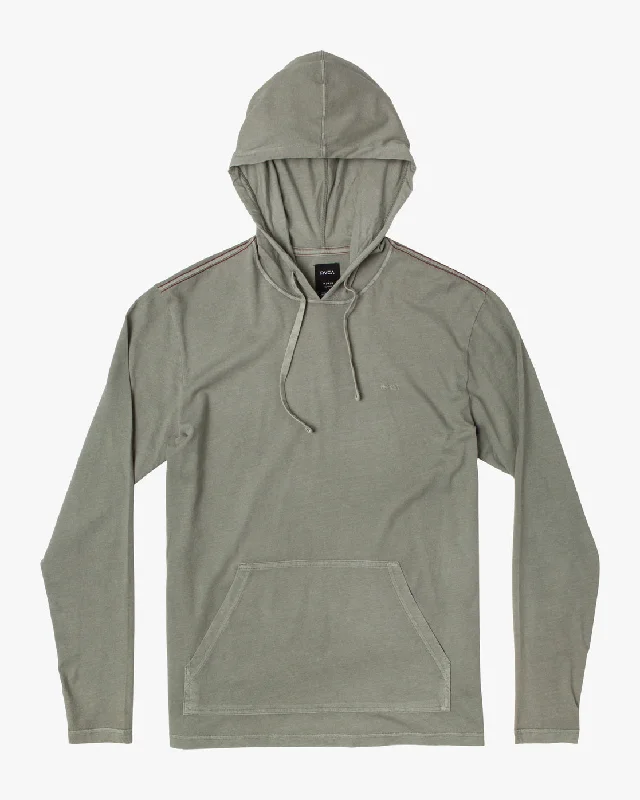 PTC Pigment Hooded Long Sleeve Tee - Aloe