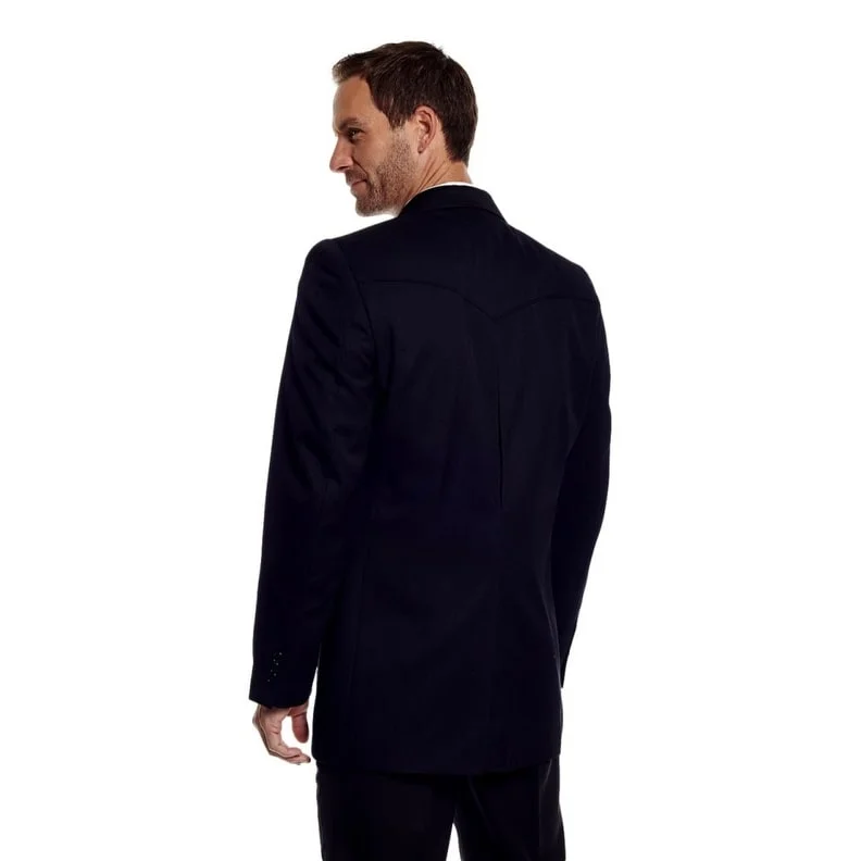 Circle S Western Sport Coat Mens Abilene Button Black CC1929