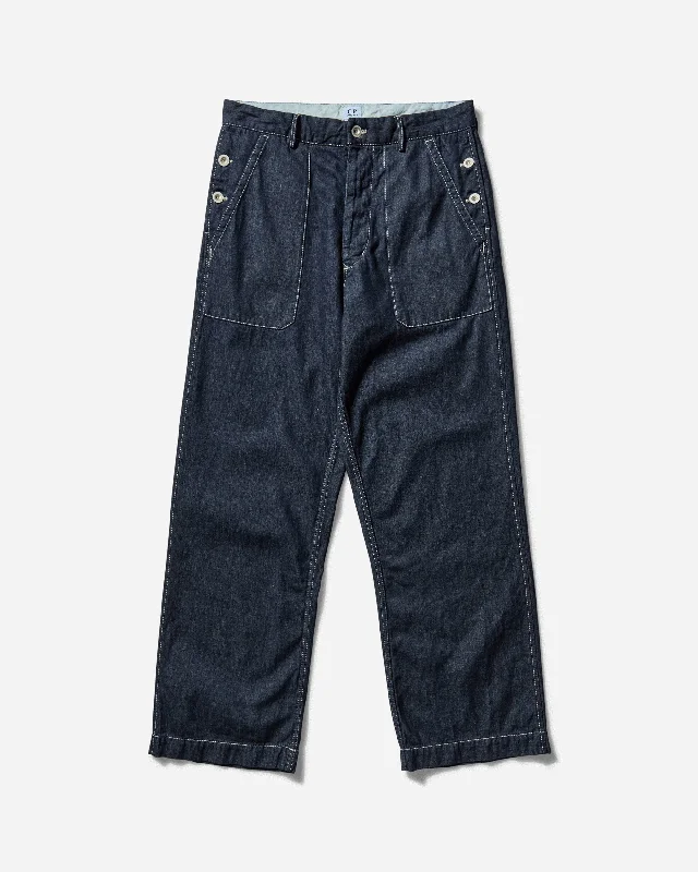 Men's 3/1 Loose Denim Pants Blue