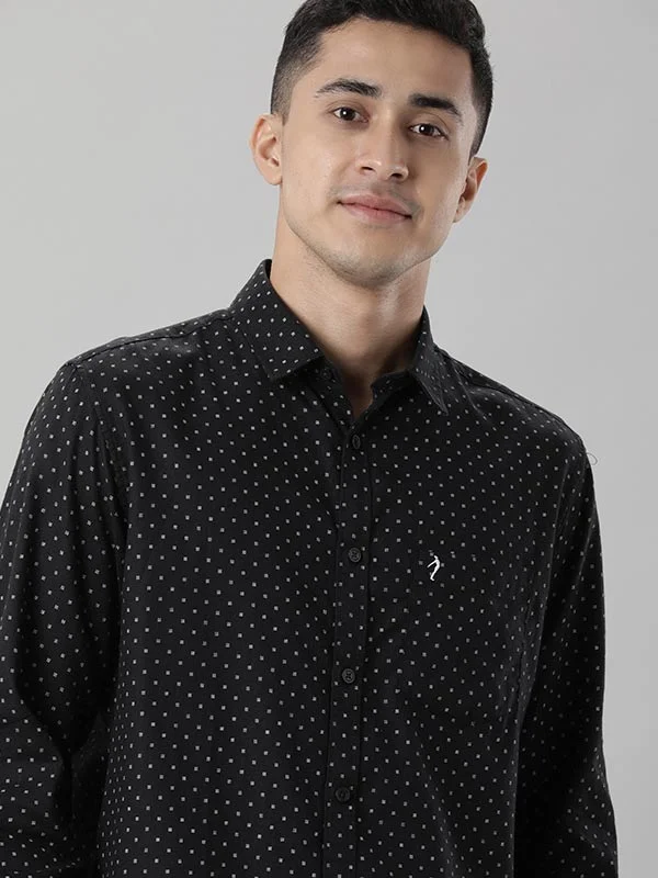 Men Printed Full Sleeve Cotton Shirt