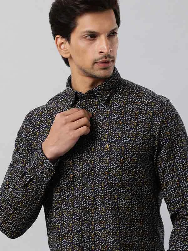 Men Printed Full Sleeve Cotton Shirt