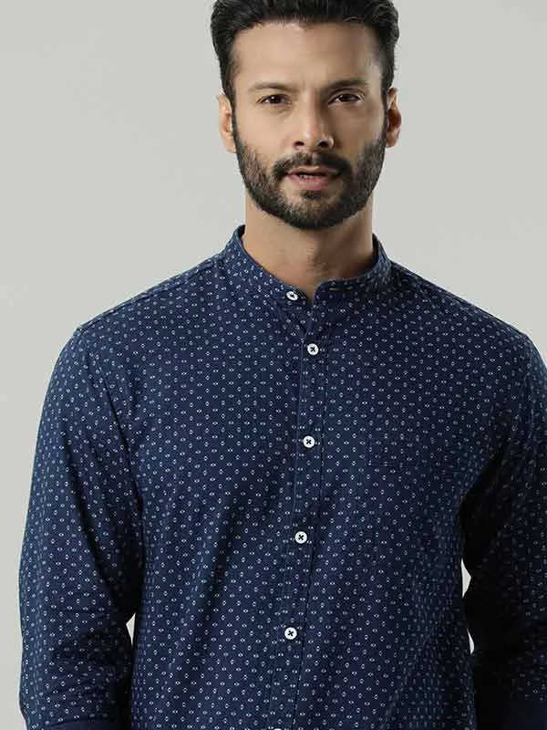 Men Printed Full Sleeve Cotton Shirt