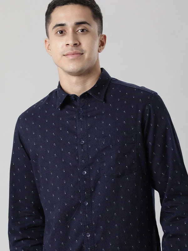 Men Printed Full Sleeve Cotton Shirt